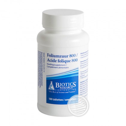 Folic Acid / Foliumzuur 180 Tab