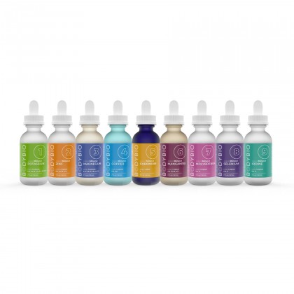 Liquid Mineral Set 1-9  (M+S) BodyBio 9x60ml Konz.