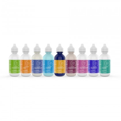 Liquid Mineral Set 1-9  (M+S) BodyBio 9x60ml Konz.