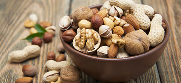 Nüsse knabbern ist gesund